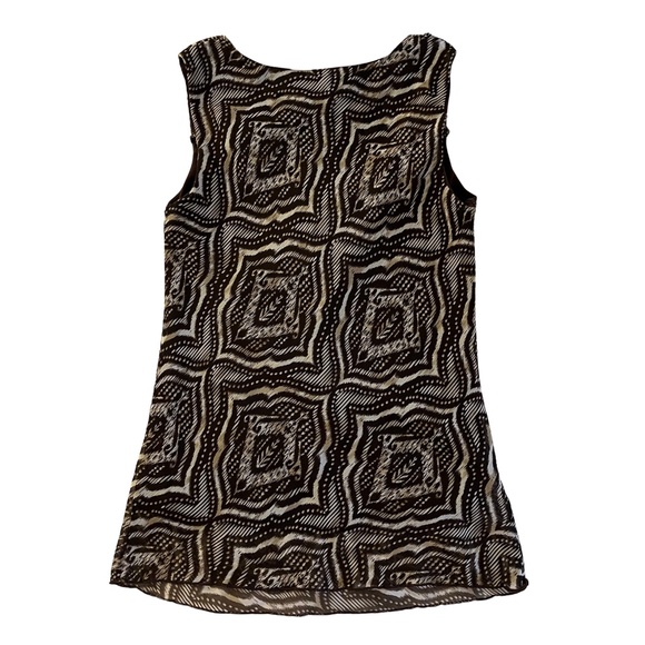 Vintage Y2K Alexandra Bartlett brown tank top blouse - women's medium - Picture 2 of 4